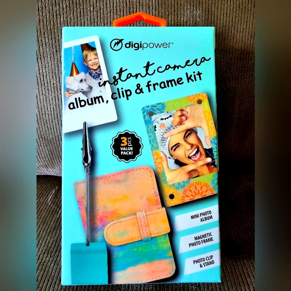 Digipower Instant Camera Mini album Magnetic frame Photo clip stand kit